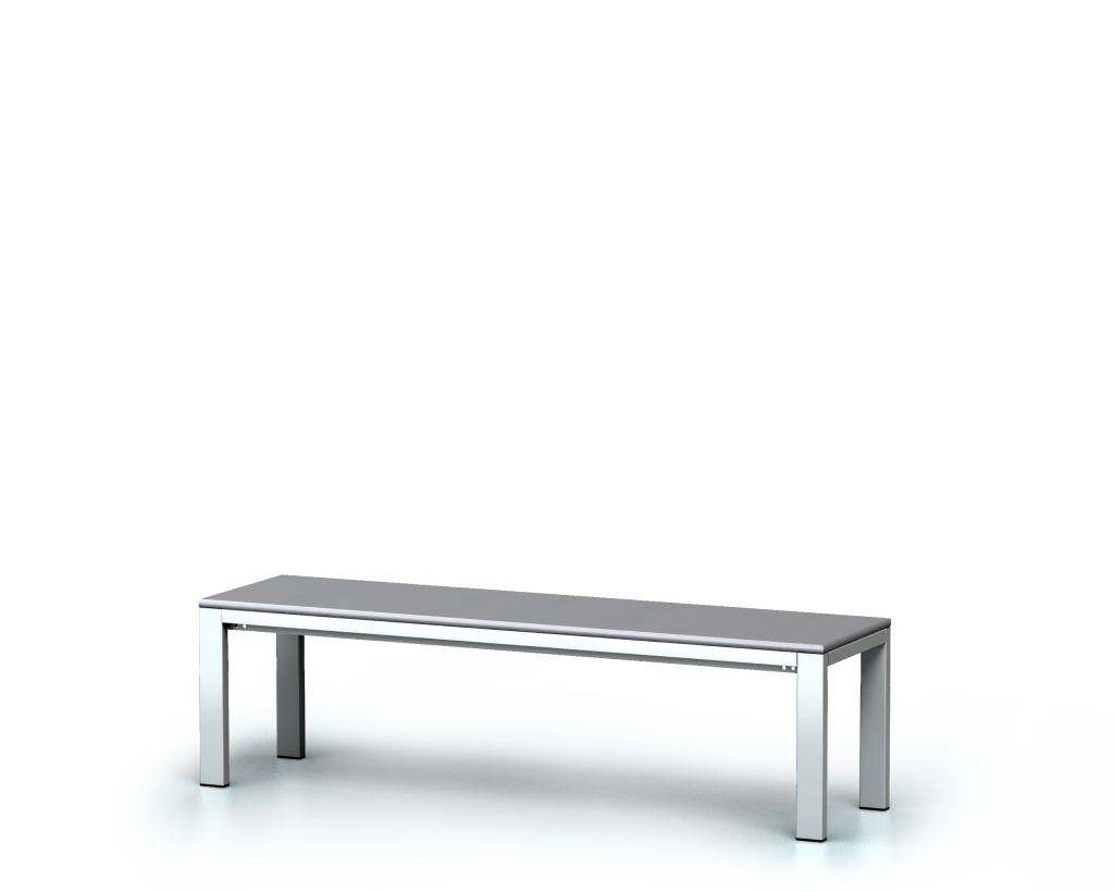 Benches with laminated desk -  basic version 420 x 1500 x 400